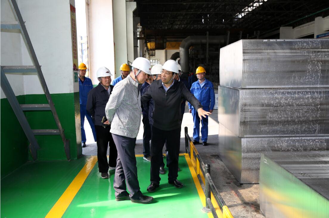 北京能源集團(tuán)投資部部長楊松、北京京能電力公司總經(jīng)理金生祥一行到萬基控股集團(tuán)調(diào)研